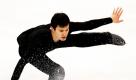 Der Kanadier Patrick Chan landet sicher nach einer Pirouette auf dem Eis beim Training zur Eiskunstlauf-WM im italienischen Turin. Foto: ap
