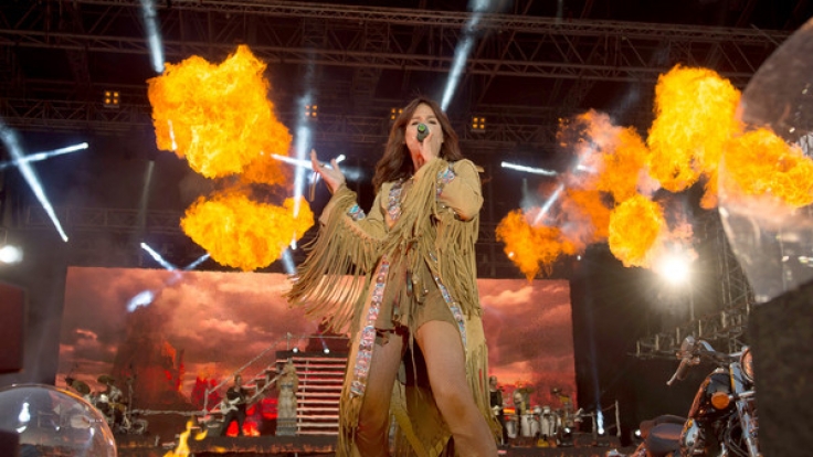 Andrea Berg war im Juli auf