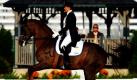Tinne Vilhelmson-Silfven aus Schweden tritt mit ihrem Pferd Favorit bei den Weltreiterspielen 2010 in Kentucky in der Kategorie Dressur an. Erstmalig findet die Pferdesport-Weltmeisterschaft dieses Jahr außerhalb Europas statt. Foto: dpa