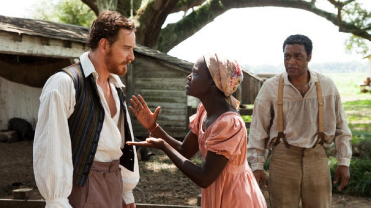 Darsteller des Verbrechens: ichael Fassbender (l-r), Lupita Nyong'o und Chiwetel Ejiofor in einer Szene aus