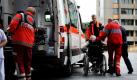 Wegen einer Bombenentschärfung musste das Klinikum Duisburg evakuiert werden. Rund 100 Krankenfahrten waren nötig um alle transportfähigen Patienten eine nahegelegene Klinik zu bringen. Nicht transportfähige Patienten wurden in sichere Gebäudeteile des Klinikums verlegt. Die Bombe war bei der Auswertung von Luftbildern entdeckt worden. Foto: dapd