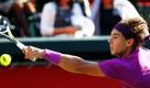 Rafael Nadal musste sich nicht so anstrengen, wie es auf dem Bild scheint: In der zweiten Runde der Japan Open in Tokio machte Nadal heute kurzen Prozess mit dem Kanadier Milos Raonic. In zwei Sätzen 7:5 und 6:3 gewann der Weltranglistenzweite. Foto: dapd