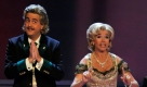 Die Komiker Anke Engelke und Bastian Pastewka als Volksmusik-Duo 'Anneliese und Wolfgang' moderieren am Samstag (26.09.09) in Koeln die Verleihung des Deutschen Fernsehpreises 2009. Der Deutsche Fernsehpreis wird seit 1999 von ARD, ZDF, RTL und Sat.1 jaehrlich zur Wuerdigung hervorragender Leistungen fuer das Fernsehen verliehen. (zu ddp-Text) Foto: Henning Kaiser/ ddp Foto: ddp