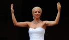 Die Musical-Darstellerin Abigail Jaye posiert in Köln im Rahmen eines Pressetermins für das Musical Evita. Die offizielle Produktion des vielfach prämierten Meisterwerks kommt mit einer Starbesetzung im Rahmen des Kölner Sommerfestivals vom 28. Juli bis 8. August in die Philharmonie Köln. Foto: dpa