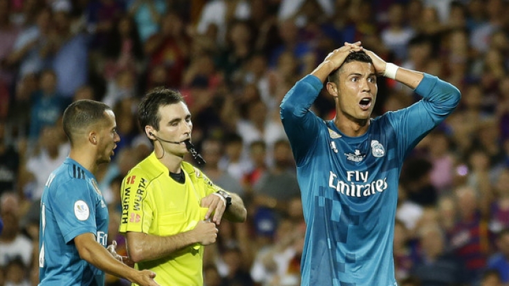 Cristiano Ronaldo wurde vorzeitig zum Duschen geschickt.