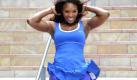 Großer Star in Pose: Serena Williams lächelt für die Fotografen. Foto: Julian Smith Foto: dpa