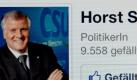 Seehofer lud per Facebookprofil zur Party. Foto: Sven Hoppe Foto: dpa