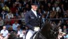 Matthias Alexander Rath gewann auf Totilas das Weltfest des Pferdesports in Aachen vor Steffen Peters (USA) auf Ravel und Adeline Cornelissen (Niederlande) auf Jerich Parzival. Foto: dapd