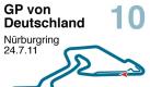 Der Große Preis von Deutschland wird auf dem Nürburgring ausgefahren. Foto: dpa