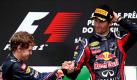 Sebastian Vettel (l) und Mark Webber (r) bilden 2012 wieder das Red-Bull-Gespann. Foto: Sebastiao Moreira Foto: dpa
