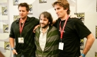 Regisseur Neill Blomkamp, Produzent Peter Jackson und Sharlto Copley (von links nach rechts). Foto: Sony Pictures Releasing GmbH