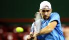 Benjamin Becker  gibt bei den ATP Masters in Paris richtig Gas: Gegen Denis Istomin aus Usbekistan setzte sich der Deutsche mit 6:4 und 6:4 durch. Foto: dapd