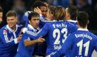 Schalke 04 gewann sein Heimspiel gegen den VfB Suttgart mit 3:1. Foto: Roland Weihrauch Foto: dpa