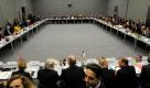 Die Innen- und Justizminister von Bund und Ländern sind am Freitag zu einer Sonderkonferenz zusammengekommen. Dabei geht es um die Gefahren des Rechtsterrorismus und das weitere Vorgehen der Sicherheitsbehörden im Fall der Zwickauer Terrorgruppe «Nationalsozialistischer Untergrund». Foto: dapd