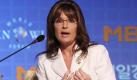 Former Alaska Gov. Sarah Palin speaks during World Knowledge Forum in Seoul, South Korea, Tuesday, Oct. 11, 2011. Palin told the business forum that the United States is due for a female president.(AP Photo/ Maeil Business News Paper, Lee Seung-hwan) KOREA OUT Foto: dapd