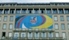 14. Zentralstadion - Leipzig (44.345) - FC Sachsen/1. FC Lok Leipzig 
Das in den Jahren 1955 bis 1956 erbaute Portal des Leipziger Zentralstadions, aufgenommen am Dienstag (21.06.05) vor dem Fussballspiel zwischen den Nationalmannschaften Tunesiens und Australiens beim Confederations Cup 2005. 
Foto Sebastian Willnow/ ddp
The portal of the 'Zentralstadion', Leipzig, Germany, build between 1955-1956 pictured on Tuesday, 26 June, 2005 right before the international between Tunesia and Australia at the Confederations Cup 2005.  Foto: ddp