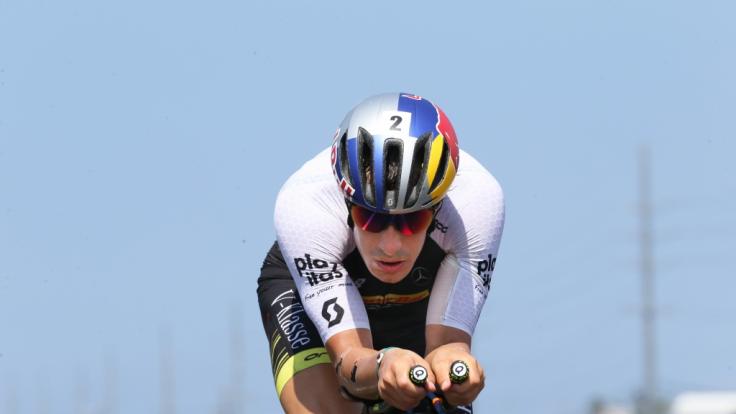 Triathlet Sebastian Kienle in Aktion.