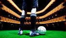 Bei einem Fußballturnier der besonderen Art tauschten Kicker aus ganz Europa für einen Tag Theaterbühne gegen Stadionrasen.
 Foto: ddp