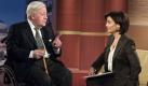 Hoher Besuch: Der frühere Bundeskanzler Helmut Schmidt gab im Dezember 2010 bei Maischberger sein erstes Fernsehinterview nach dem Tod seiner Frau Loki. Foto: ap/WDR/Max Kohr