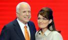 A file photograph dated 03 September 2008 shows Vice President nominee Sarah Palin (R) with Senator John McCain and Republican Presidential nominee at the third session of the 2008 Republican National Convention in St. Paul, Minnesota, USA. Former Alaska governor and Republican vice presidential candidate, Sarah Palin's autobiography 'Going Rogue: An American Life' is released in the United States on 17 November 2009. Palin writes about her faith and her education, criticizes national media and refutes accusations made by the McCain team.
 Foto: dpa