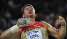 David Storl stieß die Kugel in Nordhausen auf starke 21,24 Meter. Foto: Diego Azubel Foto: dpa
