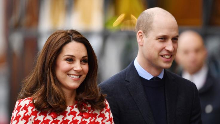 Die stolzen Eltern: Kate Middleton und Prinz William.