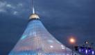 Futuristisch und modern kommen die Bauwerke in der kasachischen Hauptstadt Astana daher. Foto: srt