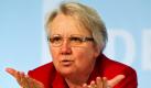 Bundesbildungsministerin Annette Schavan (CDU) spricht in Berlin auf einer Pressekonferenz zur Eröffnung des siebten Ganztagsschulkongresses. Der Kongress des Bundesministeriums für Bildung und Forschung (BMBF), der Ständigen Konferenz der Kultusministerinnen und -minister der Länder (KMK) und der Deutschen Kinder- und Jugendstiftung (DKJS) findet unter dem Motto Ganztagsschule! Zeit für eine neue Lernkultur heute und morgen in Berlin statt. Foto: dapd