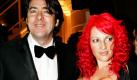 Der britische TV-Moderator Jonathan Ross kommt mit seiner Ehefrau Jane Goldman bei den  British Academy Film Awards in London an.  Foto: ap