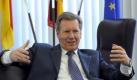 ... seiner Zeit als Landespolitiker war Wulff geübt in staatsmännischer Pose: Der 51-jährige Niedersachse war seit 2003 Ministerpräsident in Niedersachsen. In dieser Zeit ... Foto: dpa