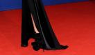 Model Julia Stegner arrives at the Bambi 2009 in Potsdam, Germany, Thursday, 26 November 2009. It's the 61th Bambi award ceremony. The Bambi awards are presented annually by Hubert Burda Media. It is the oldest media award in Germany. Photo: Britta Pedersen +++(c) dpa - Bildfunk+++ Foto: dpa