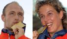 Steffi Nerius (Germany, Gold) poses during the medal ceremony for the Women's Javelin at the 12th IAAF World Championships in Athletics, Berlin, Germany, 19 August 2009. 


Winner Robert Harting of Germany poses with his gold medal during the Discus medal ceremony at the 12th IAAF World Championships in Athletics, Berlin, Germany, 20 August 2009.
 Foto: dpa