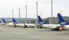 Grounded airplanes on Oslo Airport Gardermoen, Norway, on 15 April 2010 after fights have been cancelled due to ash from a volcanic eruption in Iceland. Media reports state that Air traffic controllers in Brussels, Belgium, in charge of strategic management of flights across Europe have issued warnings to pilots that all British airspace north of London is closed until further notice and that many flights can expect to be diverted to other countries or cancelled. EPA/AAS ERLEND NORWAY OUT +++(c) dpa - Bildfunk+++ Foto: dpa