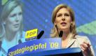 Die FDP-Spitzenkandidatin für die Europawahl, Silvana Koch-Mehrin spricht am Sonntag (08.03.2009) auf der FDP-Strategie-Konferenz in Erfurt. Auf der Konferenz in der thüringischen Landeshauptstadt will die Partei ihre Strategie zum Super-Wahljahr 2009 besprechen. Diskutiert werden Themenschwerpunkte für die bevorstehenden Kommunal-, Europa-, Landtags- und Bundestagswahlen. Foto: Hendrik Schmidt dpa/lth +++(c) dpa - Bildfunk+++ Foto: dpa
