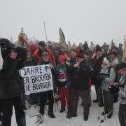 20 Jahre freier Brocken - 20 Jahre freie Bürger: Freude über die Wiedervereinigung auf dem höchsten Berg des Harzes.