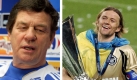 Trainer Otto Rehhagel (l.), der 2004 sensationell mit seinen Griechen Europameister wurde, könnte einen ähnlichen Coup bei der WM nur angehen, wenn seine Griechen die Ukraine mit Superstar Anatolij Tymoschtschuk schlagen würden. Foto: dpa