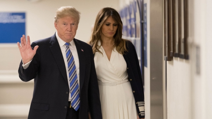 Melania Trump leidet unter den Affärengerüchten.