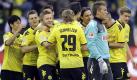 10. Spieltag: Armer Michael Rensing (vorn), Borussia Dortmund gewinnt 5:0 gegen den 1. FC Köln und der Kölner Keeper kann nichts dagegen tun. Foto: dapd