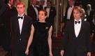 Princess Caroline of Monaco's children, Charlotte Casiraghi, center, Pierre Casiraghi, left, and Andrea Casiraghi arrive at the Rose Ball, Saturday, March 19, 2011, in Monaco. (AP Photo/Lionel Cironneau) Foto: ap