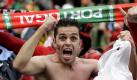 Für ihn hat sich die weite Anreise gelohnt. Portugals Fans durften gegen Nordkorea sieben Tore bejubeln. Foto: ap