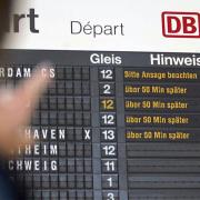 Zugverspätungen sind kein Geheimnis mehr (Foto)