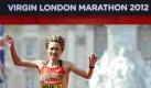 Für Irina Mikitenko ist beim London Marathon einiges schief gelaufen. Foto: Facundo Arrizabalaga Foto: dpa
