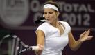 Für Julia Görges war beim Turnier in Doha bereits in der zweiten Runde Endstation. Foto: Stringer Foto: dpa