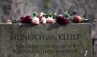 Das Grab des Dramatikers, Erzaehlers, Lyrikers und Publizisten Bernd Heinrich Wilhelm von Kleist (1777 - 1811), aufgenommen am Mittwoch (09.02.11) in Berlin - Wannsee. 2011 jaehrt sich der Todestag des Dichters zum 200. Mal. Am 4. Maerz 2011 wird in Frankfurt an der Oder, Kleists Geburtsstadt, das Kleist-Jahr 2011 feierlich eroeffnet. Foto: Maja Hitij/dapd Foto: ddp