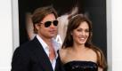 US actress and cast member Angelina Jolie arrives with her partner, US actor Brad Pitt, at the LA premiere of the movie 'Salt' held at Grauman's Chinese Theater in Los Angeles, California, USA, 19 July 2010. The movie will be released in the US on 23 July. EPA/NINA PROMMER +++(c) dpa - Bildfunk+++ Foto: dpa