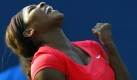 Serena Williams (USA)feiert nach ihrem Sieg gegen Ekaterina Makarova (Russland) beim Tennisturnier in Peking. Foto: news.de