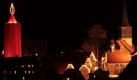 Die Größte Kerze der Welt leuchtet in Schlitz. Foto: dpa