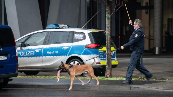 An mehreren deutschen Gerichten sind Bombendrohungen eingegangen.