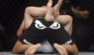 Die beiden Mittelgewichter Chael Sonnen und Nate Marquardt kämpfen beim Turnier Mixed Martial Arts in Las Vegas. Foto: ap