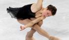 Ashley Wagner gleitet bei ihrer Kür im Kurzprogramm der Frauen bei den US-Eiskunstlaufmeisterschaften in Greensboro, North Carolina, über die Eisfläche. Im letzten Jahr beim Wettbewerb in Spokane reichte es für die Bronzemedaille. Foto: dapd